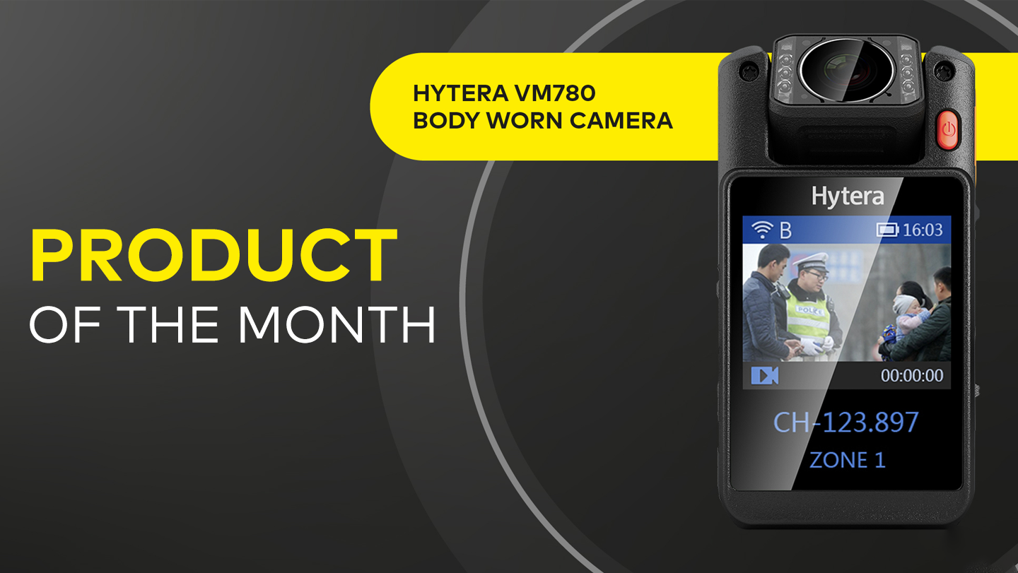 April Product of the Month: Hytera's Body-Worn Camera